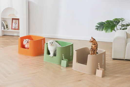 MICHU XXL Deluxe Cat Litter Box