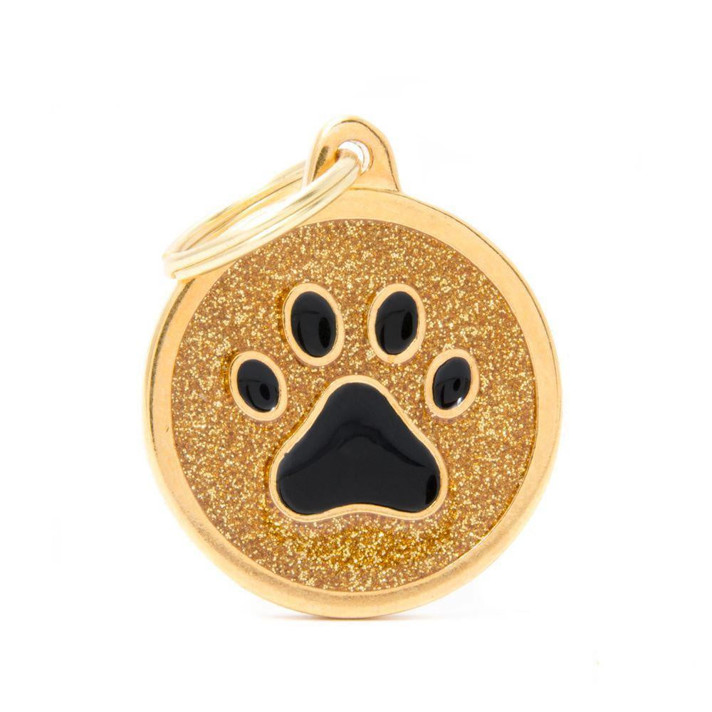 MyFamily Dog ID Tag / Shine Paw Circle