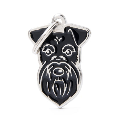 MyFamily Dog ID Tag / Schnauzer
