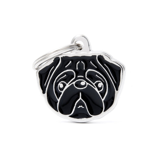 MyFamily Dog ID Tag / Pug